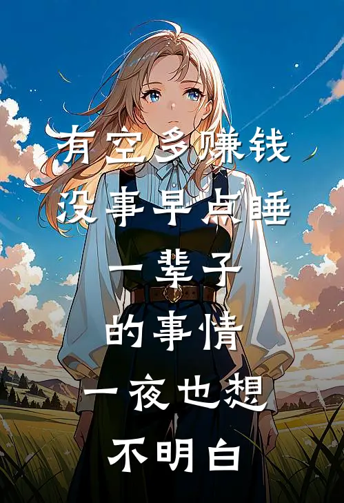 有空多赚钱没事早点睡,一辈子的事情,一夜也想不明白